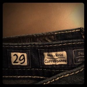 Miss me cuffed skinny